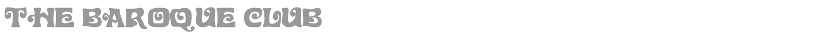 The Baroque Club font preview